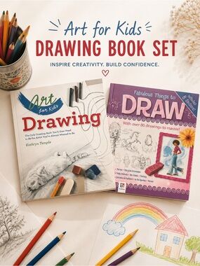 Art for Kids Drawing Book Set